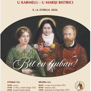 Relikvije sv. Male Terezije i njezinih svetih roditelja Ljudevita i Zelije Martin u Karmelu u Mariji Bistrici